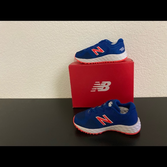 NEW PAIR / NEW BALANCE SNEAKERS SHOES BOYS TODDLER SZ 7 SHOES BLUE GIFT IAARICR2 - Picture 5 of 11